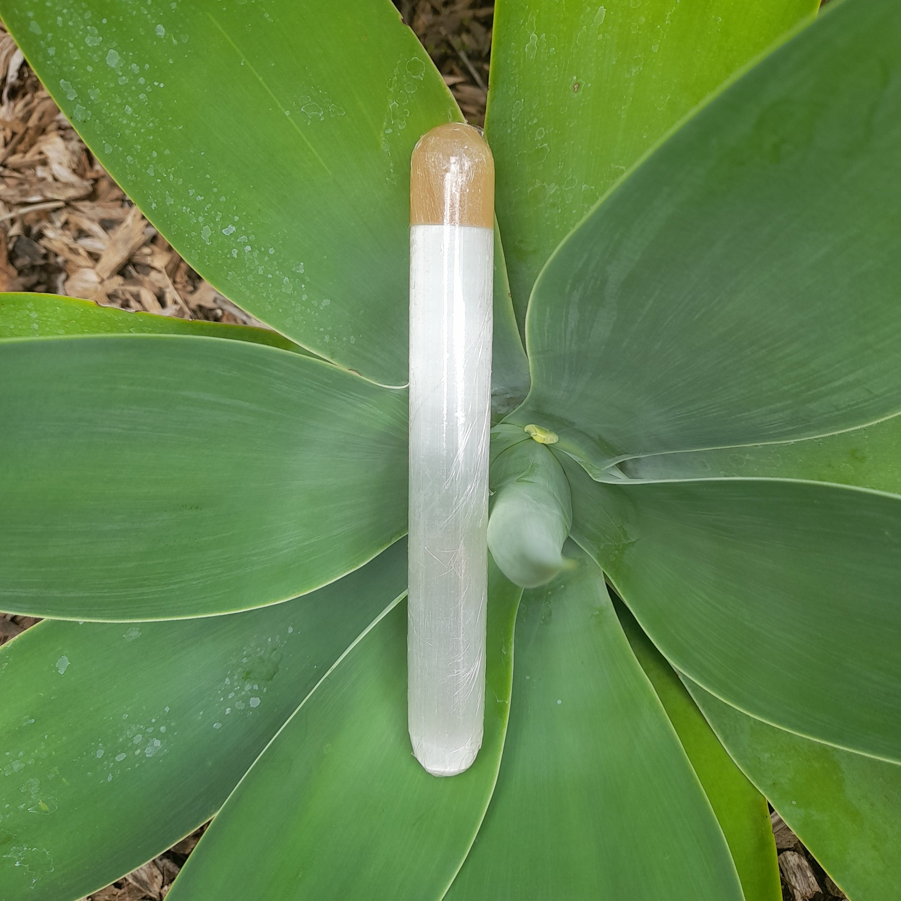 Satin Spar (sometimes confused with Selenite) , Wand
