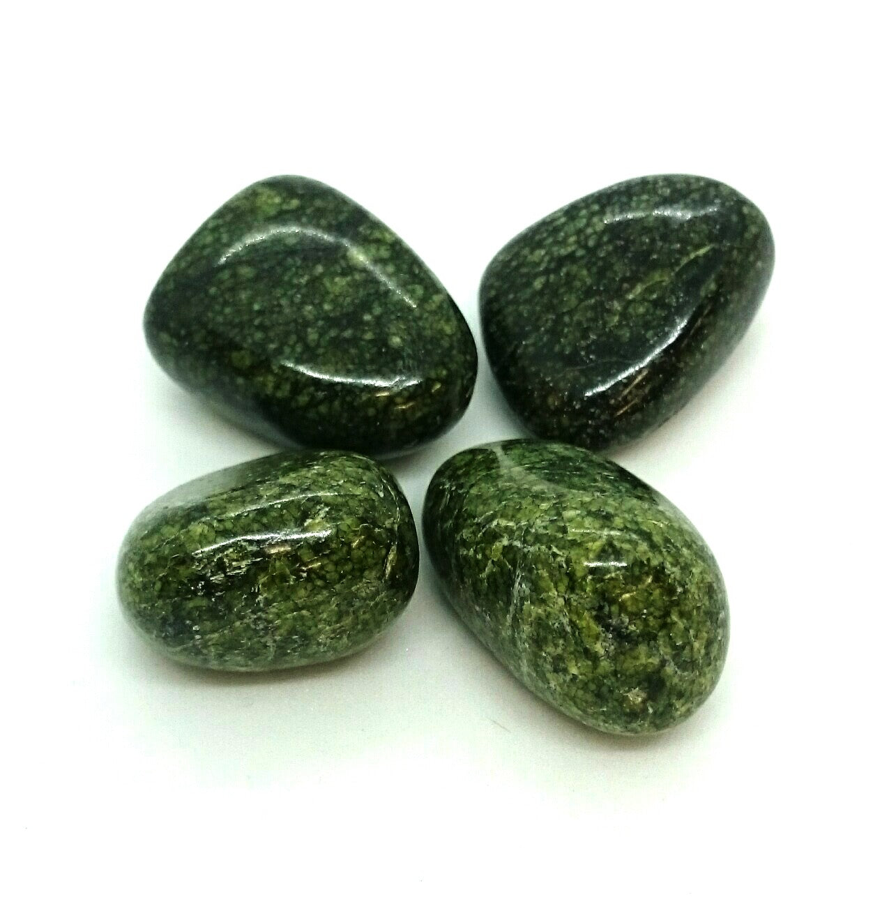 Green Snakeskin Jasper ~ Tumbled stone