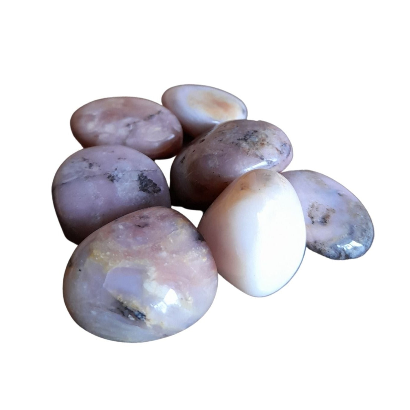 Pink Andean Opal Tumbled Stones