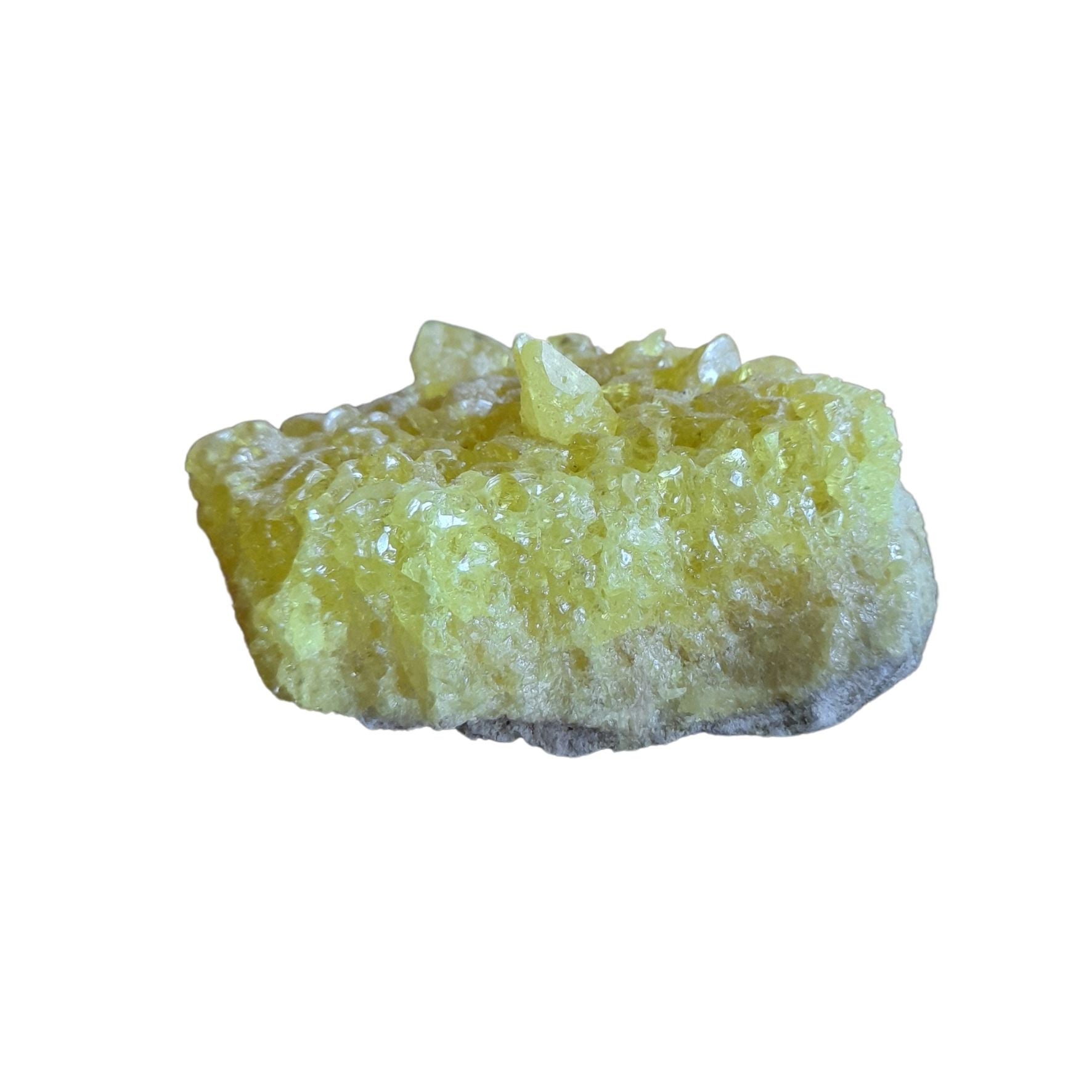 Sulphur Crystal Cluster