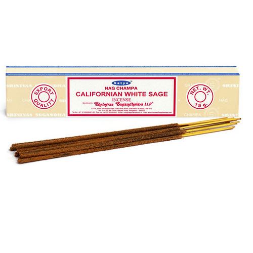 Satya Nag Champa Incense sticks 15g - Californian White Sage
