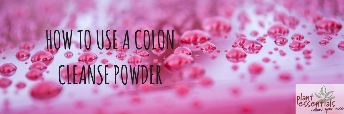 How to use a colon cleanse powder