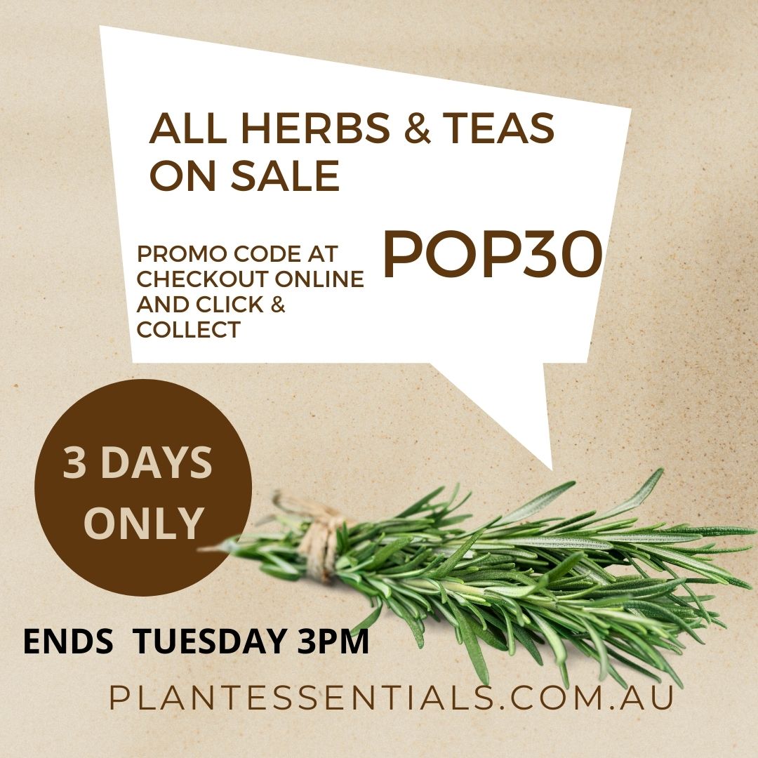 Herbs & Teas Pop Sale