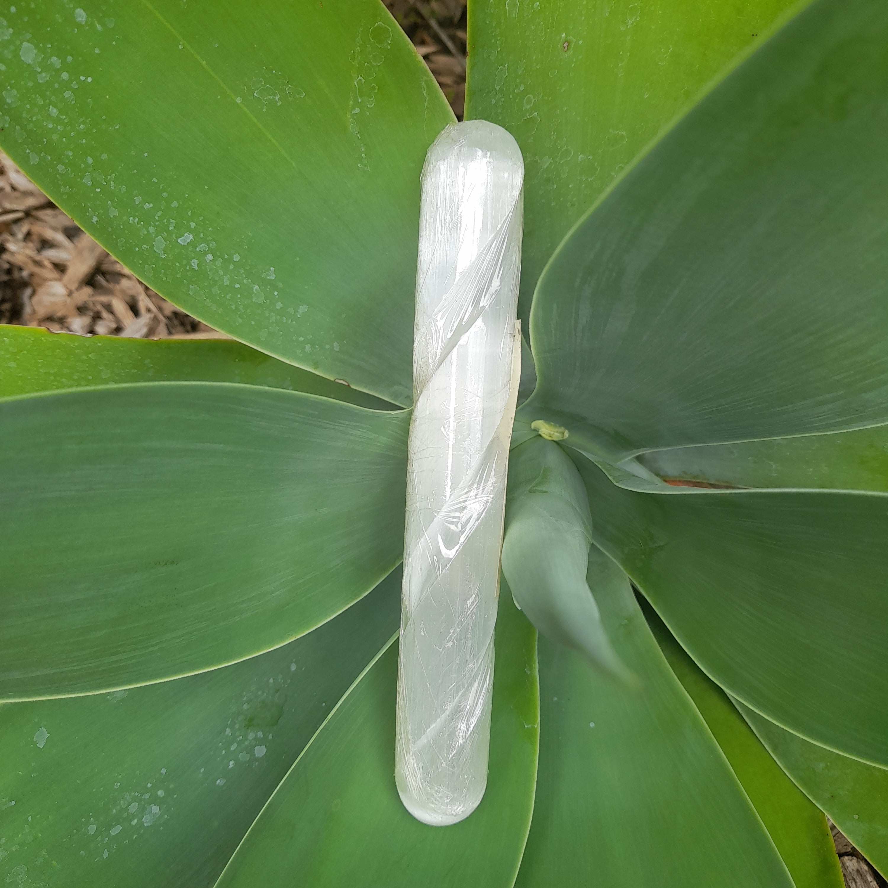 Satin Spar (sometimes confused with Selenite) , Wand