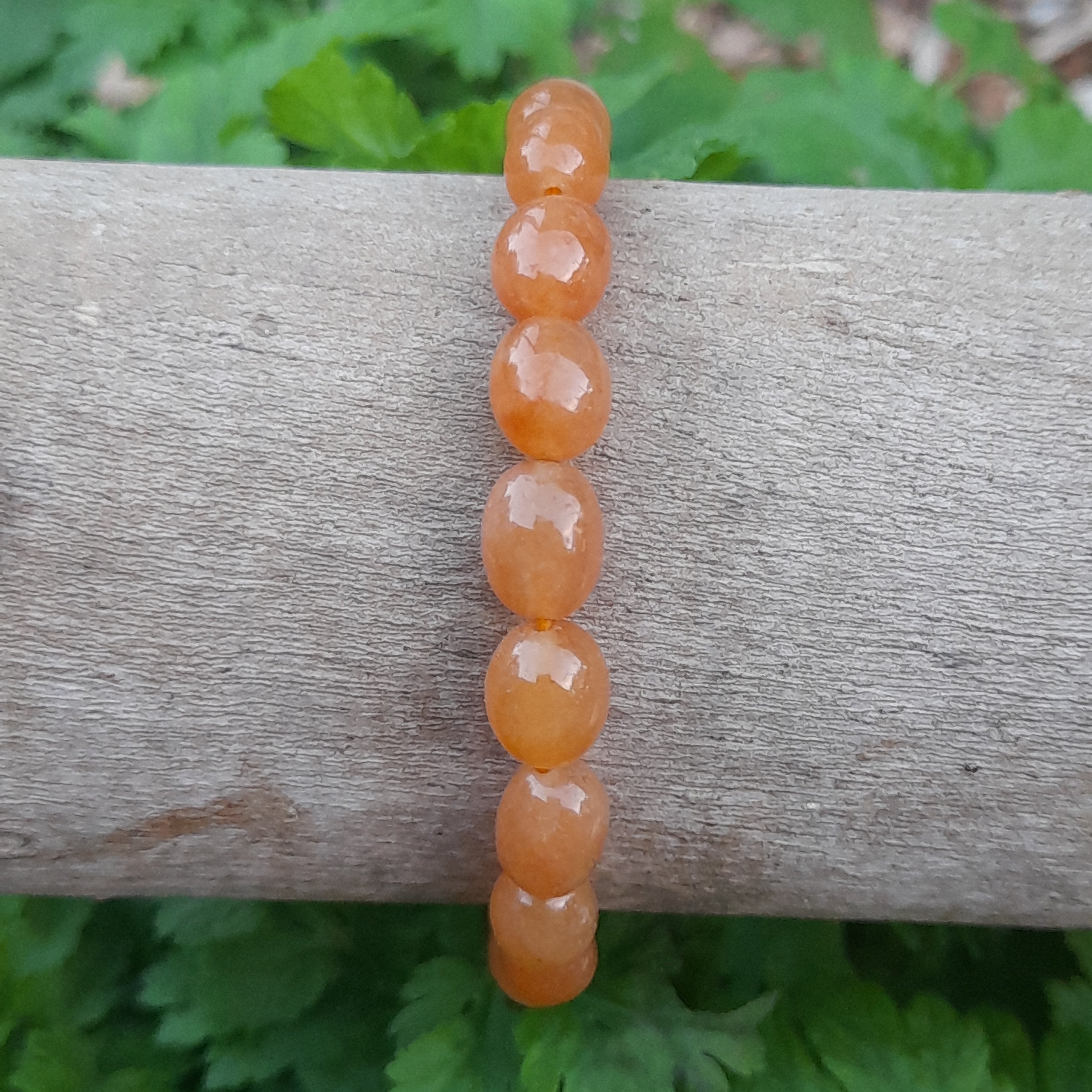 Orange Aventurine Crystal Bracelet