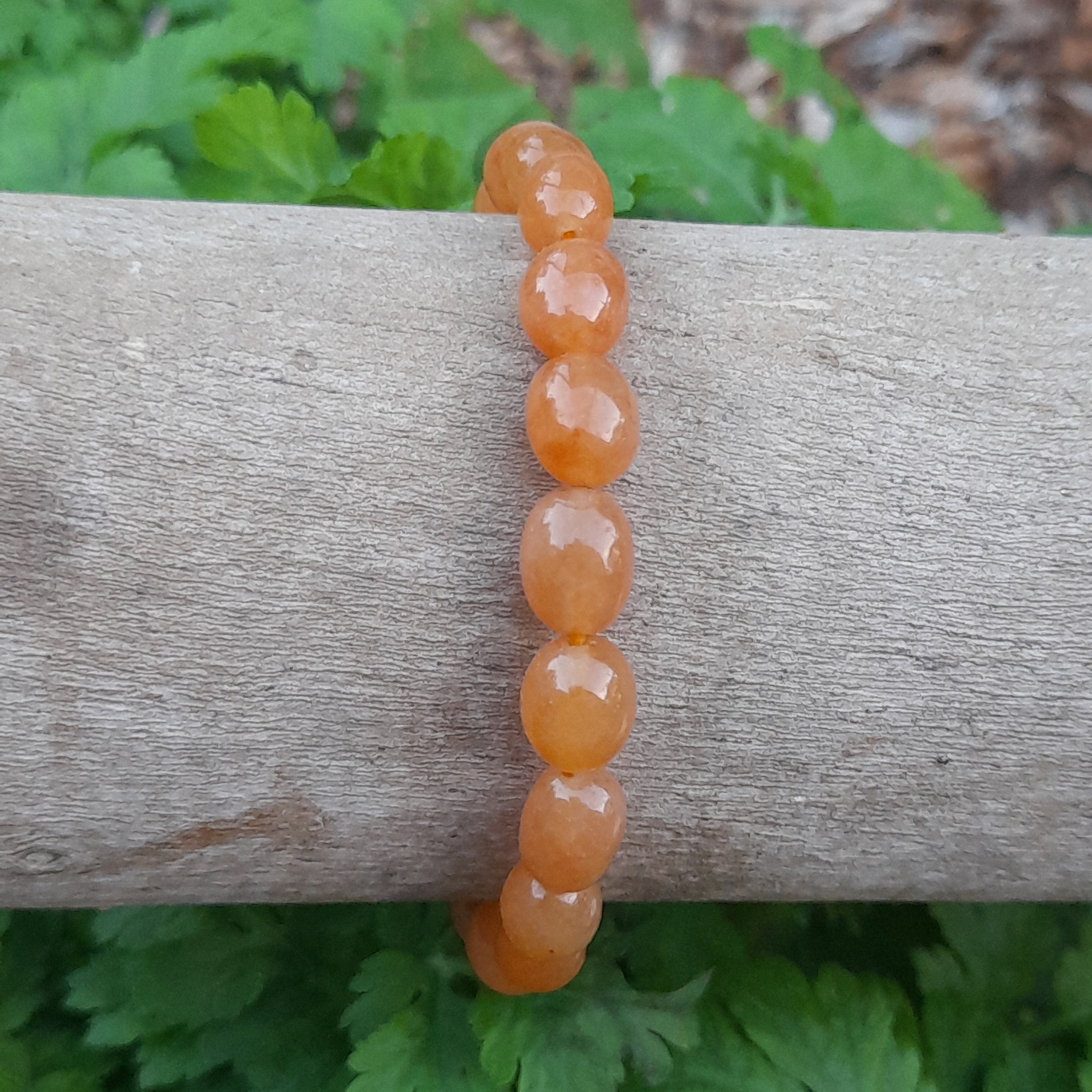 Orange Aventurine Crystal Bracelet