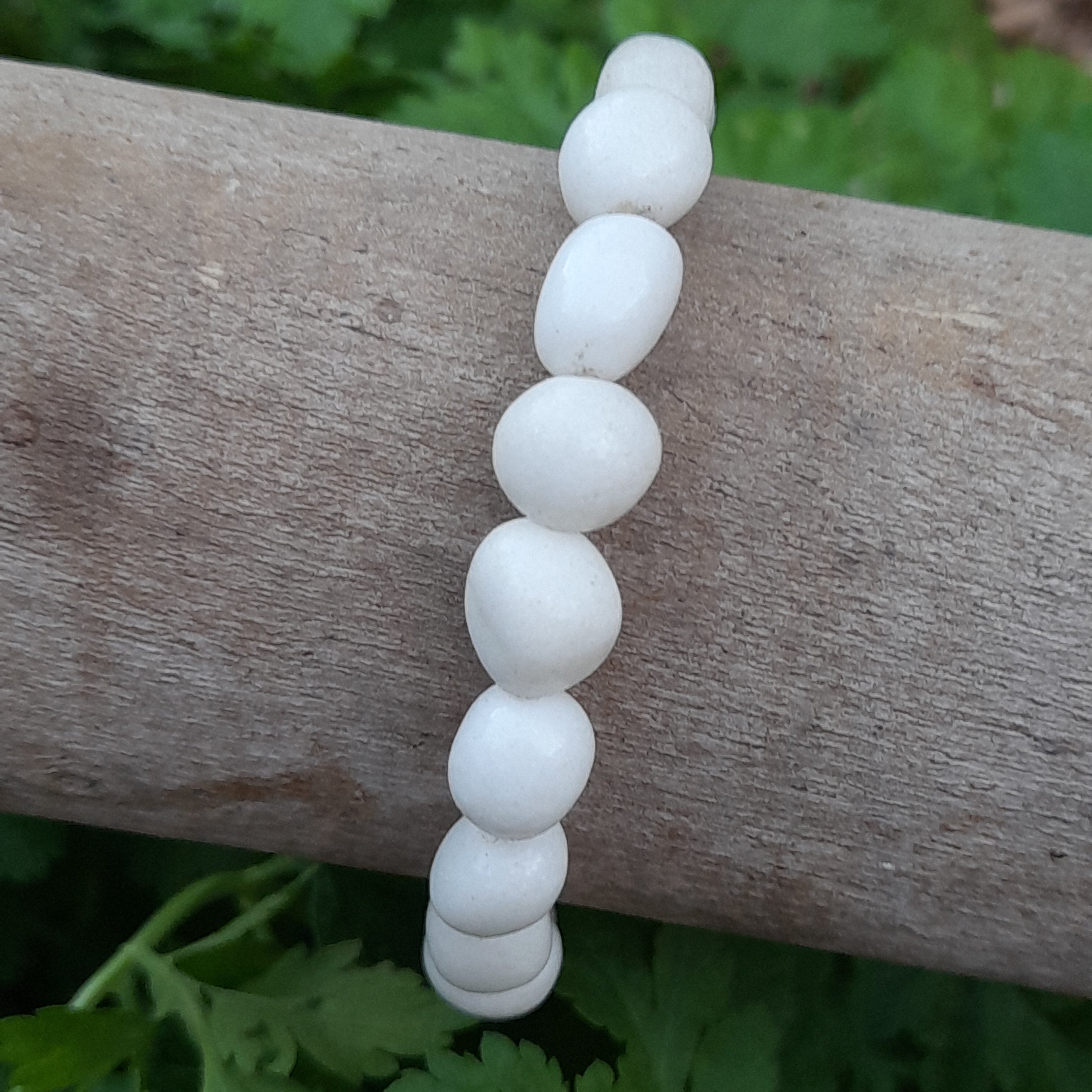 White Jade Crystal Bracelet