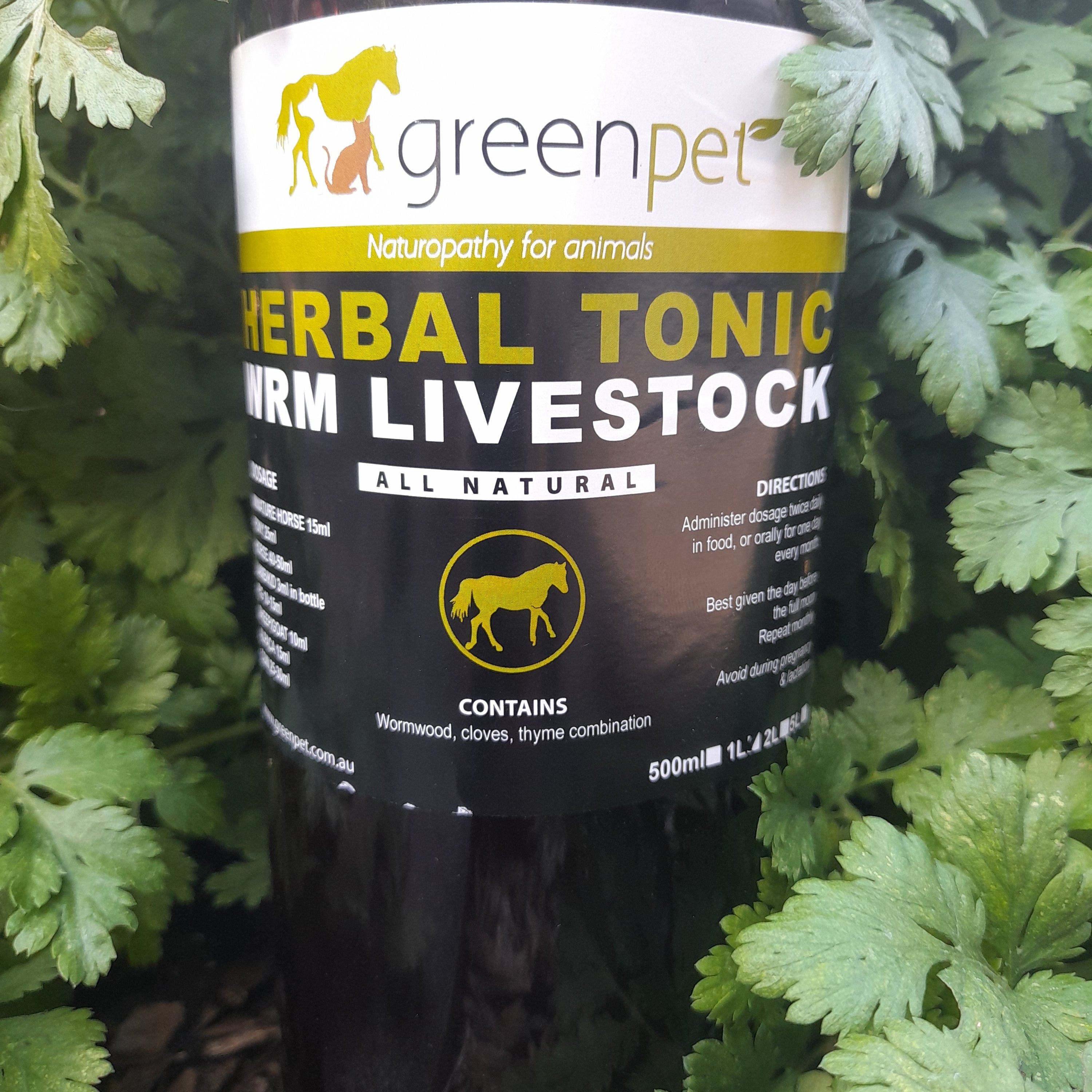 Greenpet Herbal WRM Tonic: Livestock