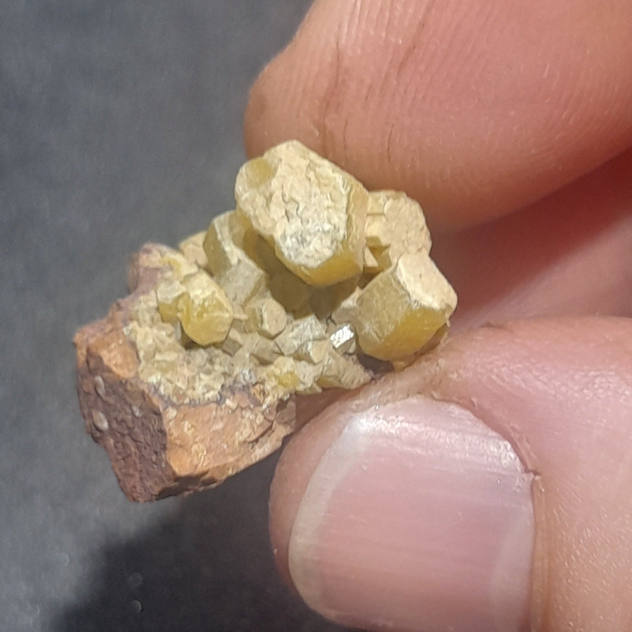 Pyromorphite crystals