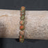 Unakite Jasper Crystal Bracelet