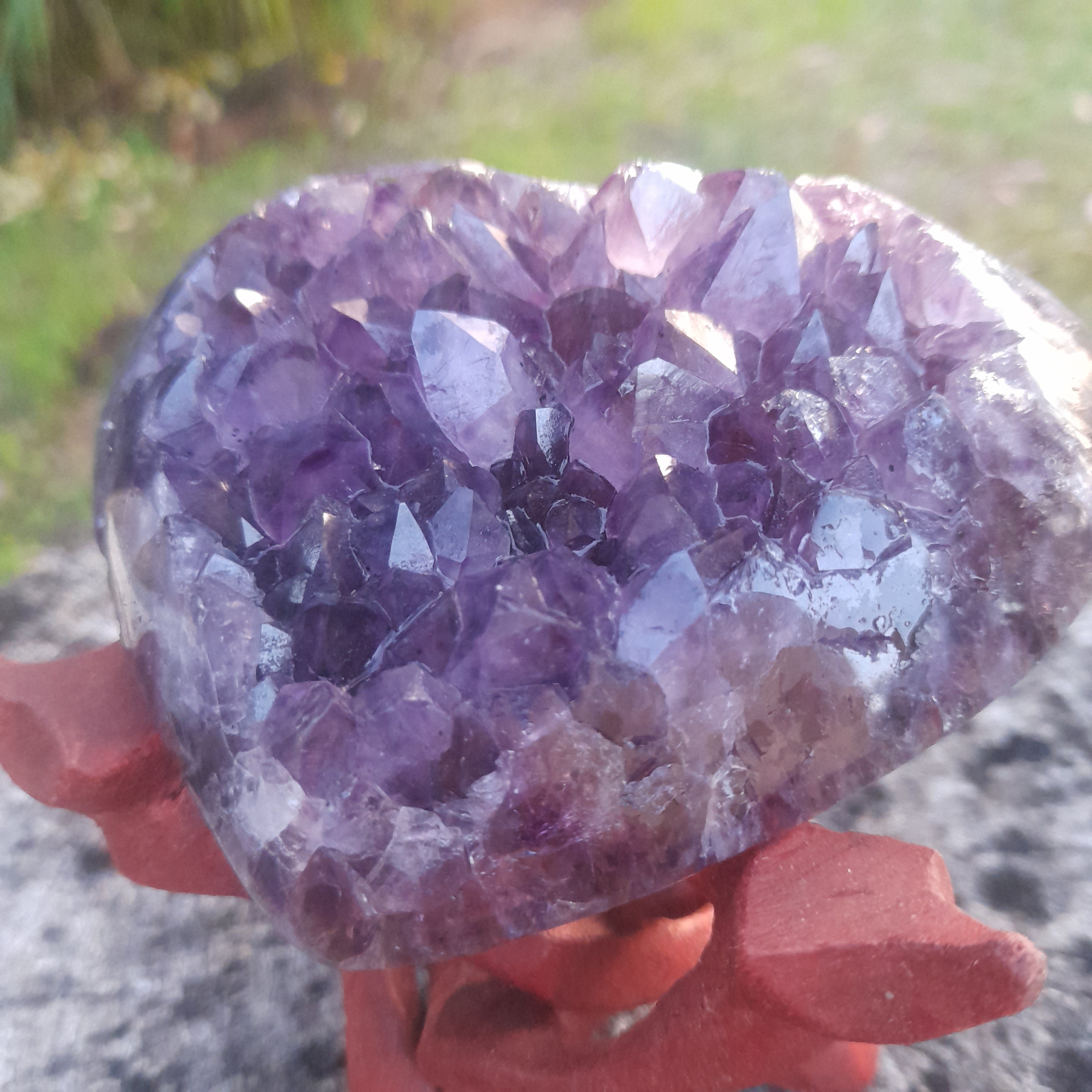 Amethyst ~ Heart 424g