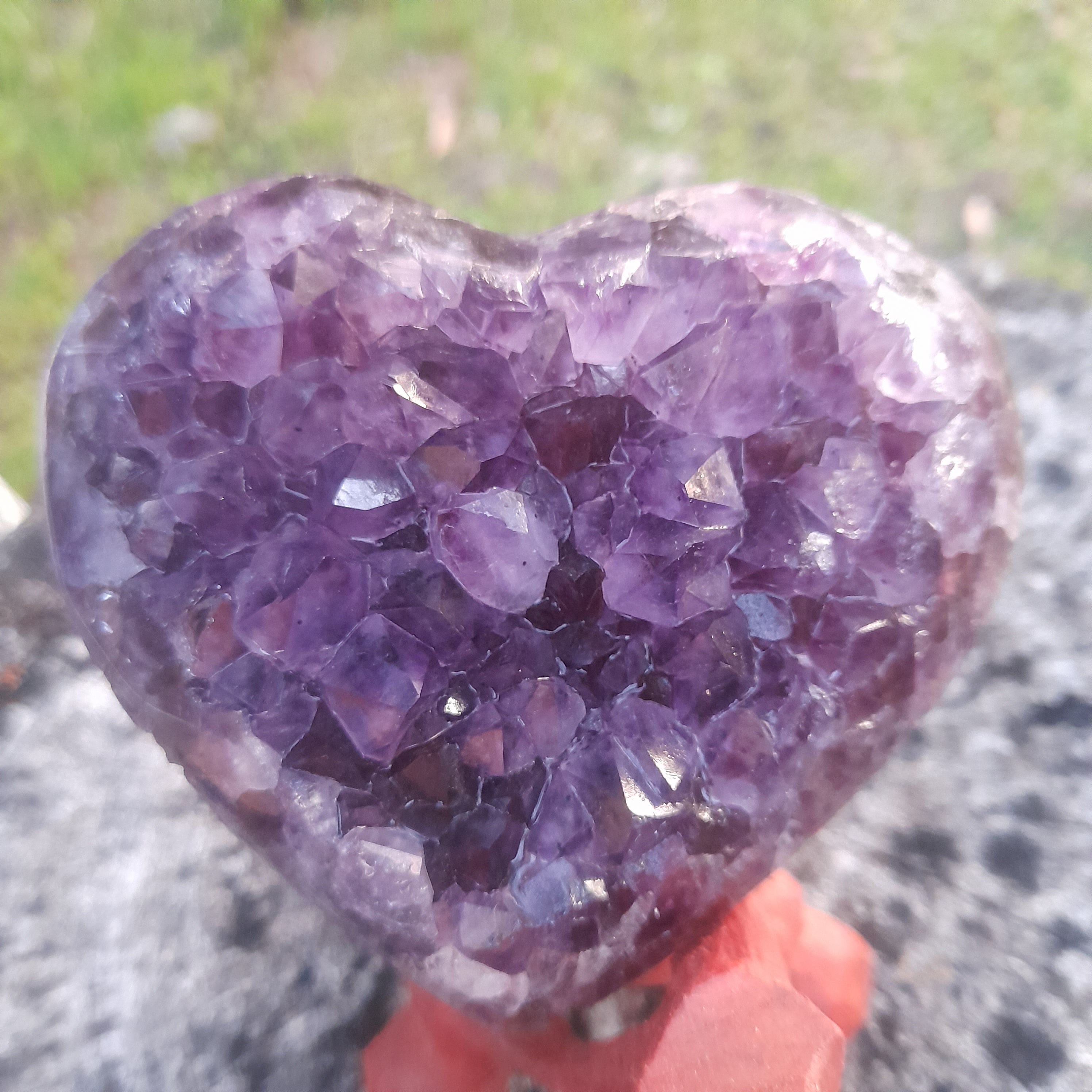 Amethyst ~ Heart 424g