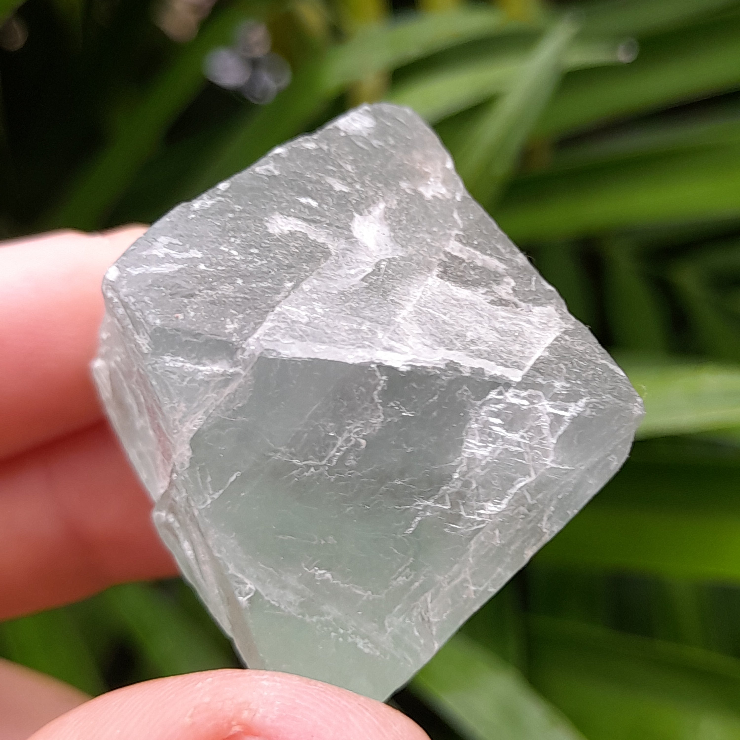 Fluorite, Green ~ raw octahedron 58g