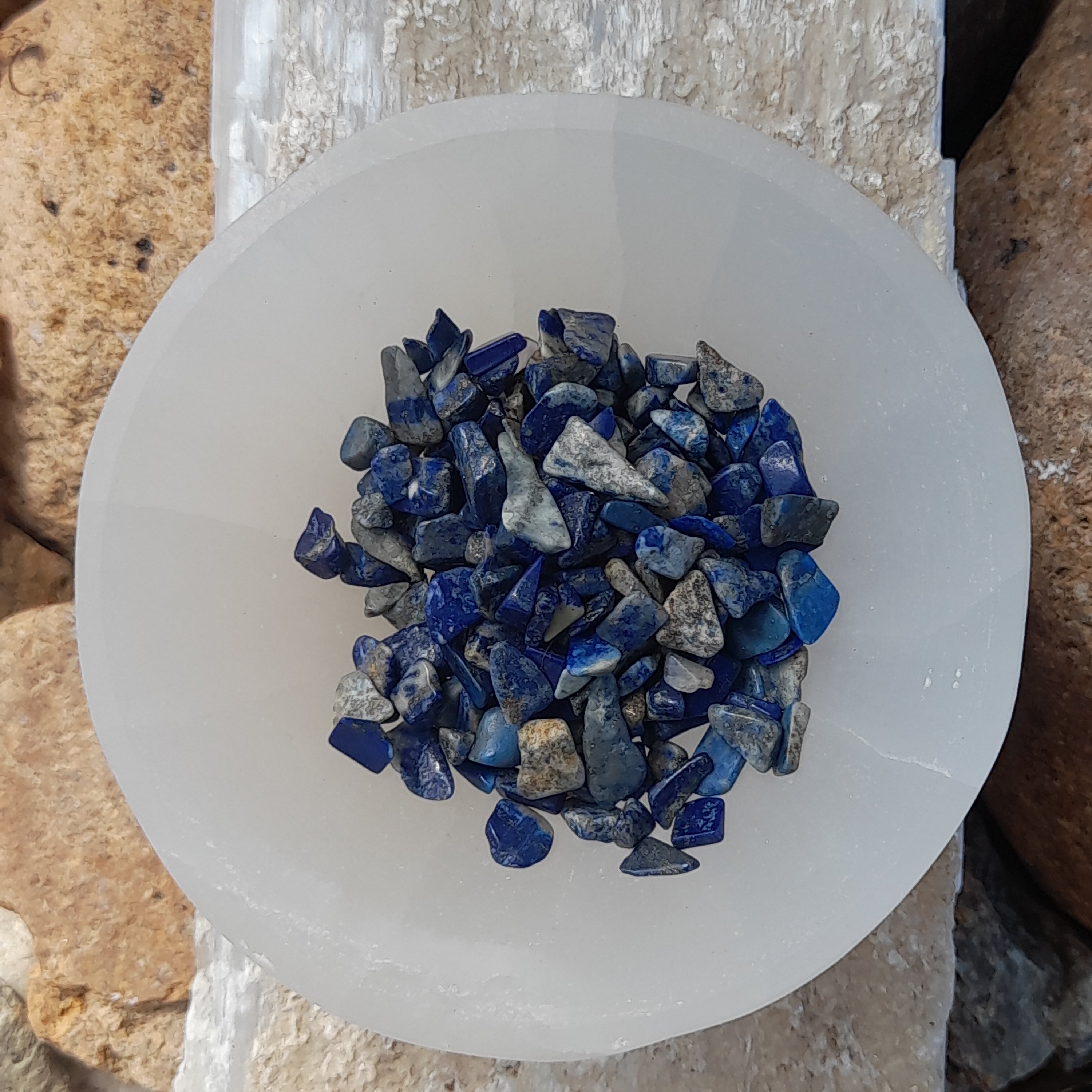 Lapis Lazuli Chips A+ grade 100g