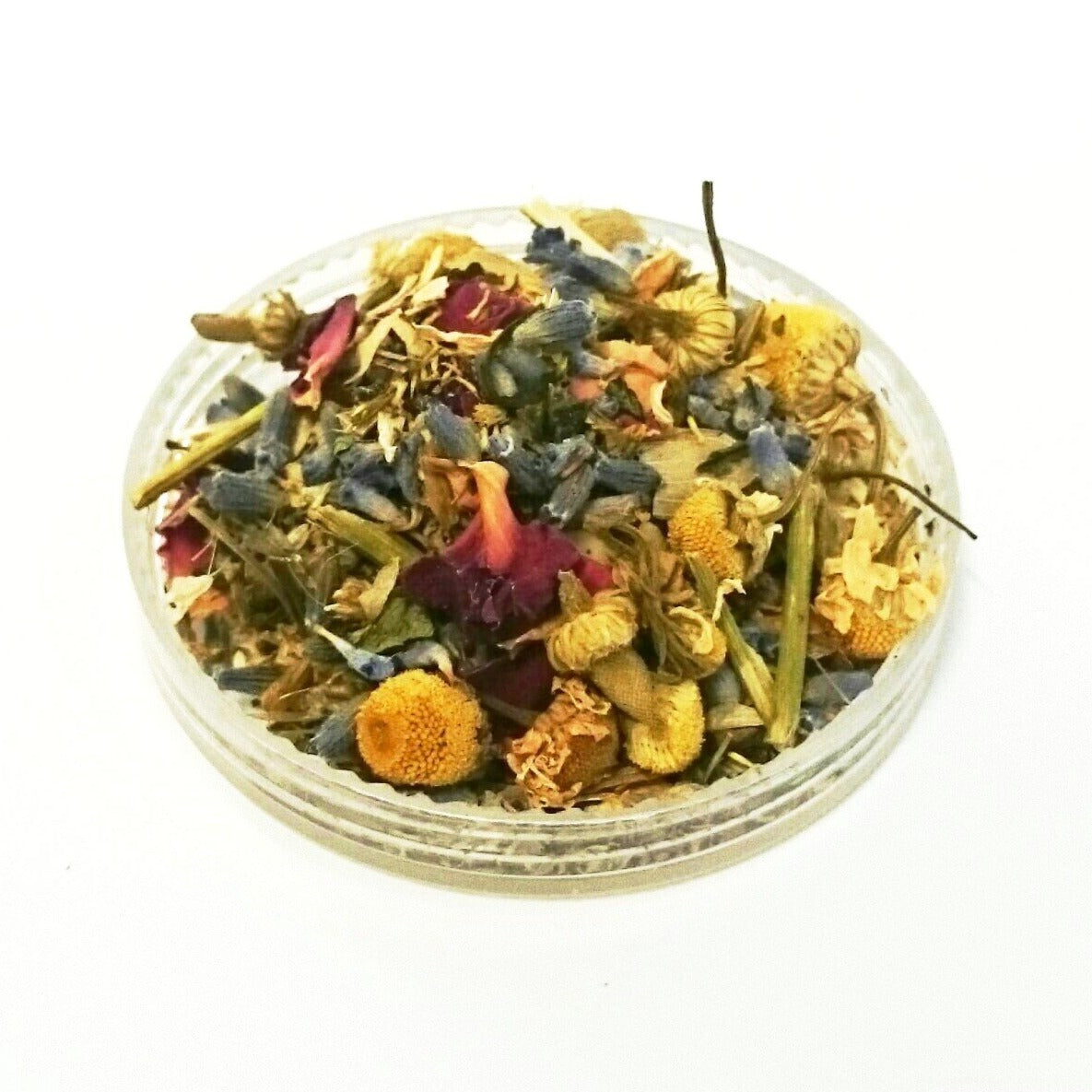 Tranquil Herbal Tea chamomile, rose, passionflower, hops, lavender