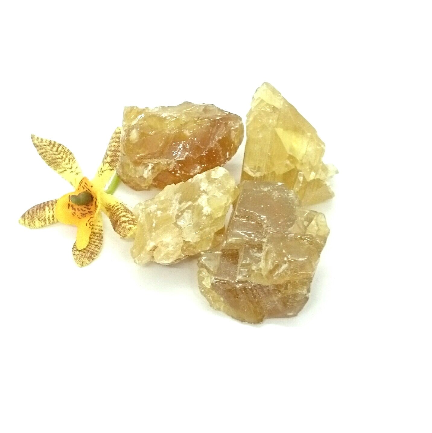 Calcite, Honey ~ Raw stone