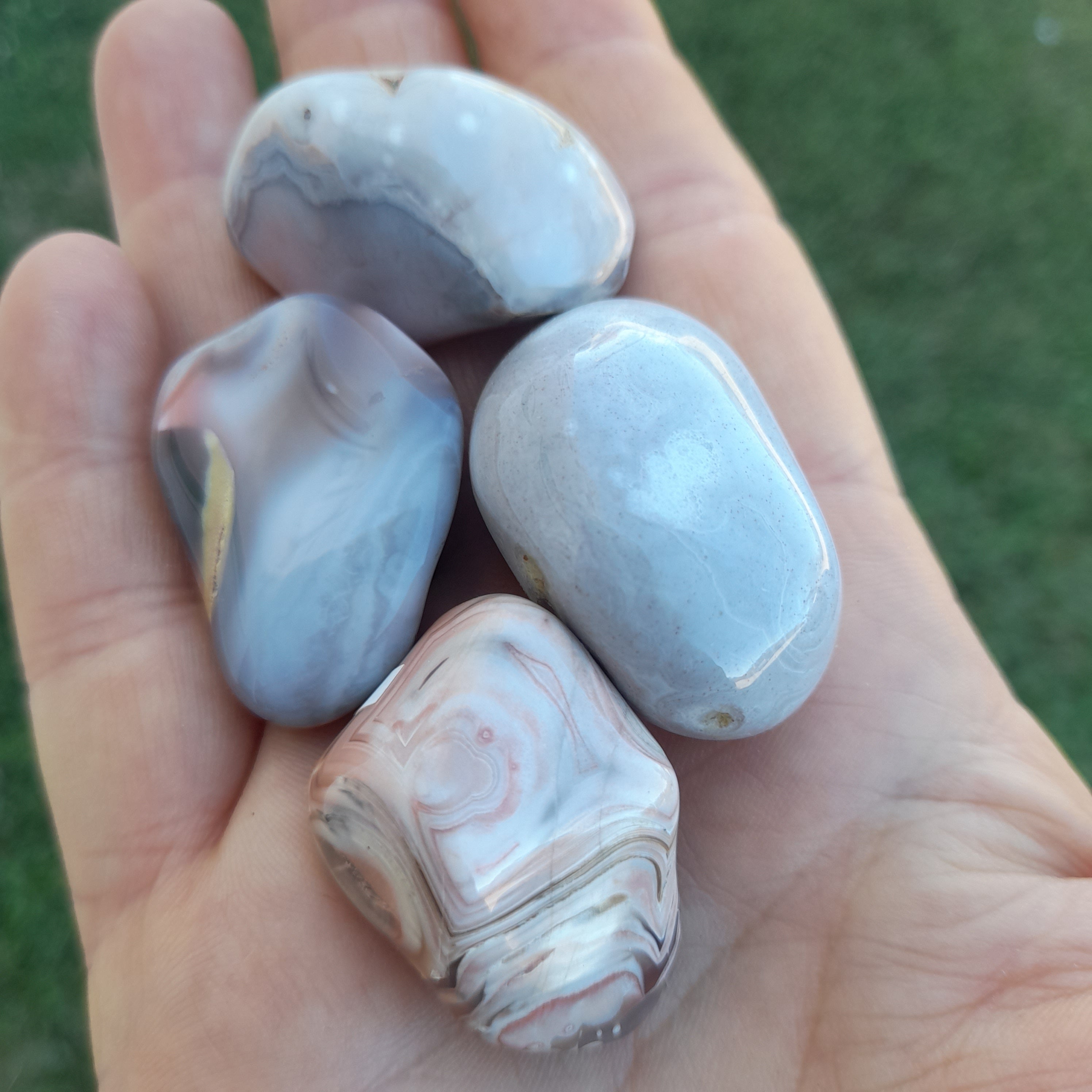 Pink Botswana Agate ~ Tumbled stone (each)