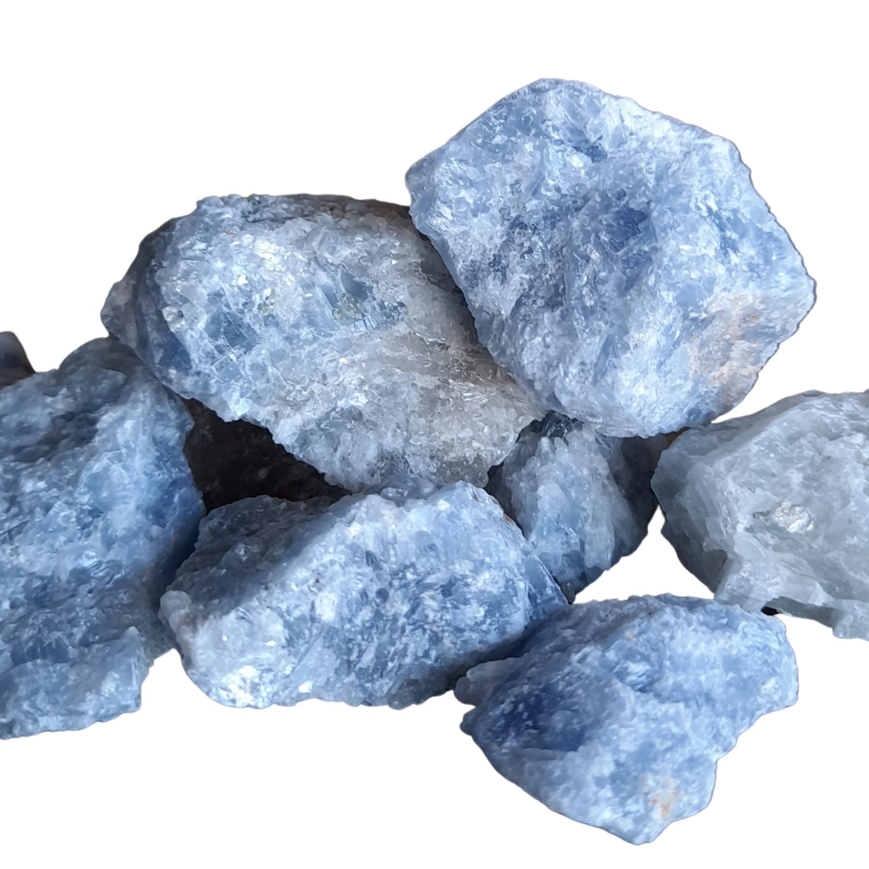 Calcite, Blue ~ Raw stone (each) Media 1 of 2