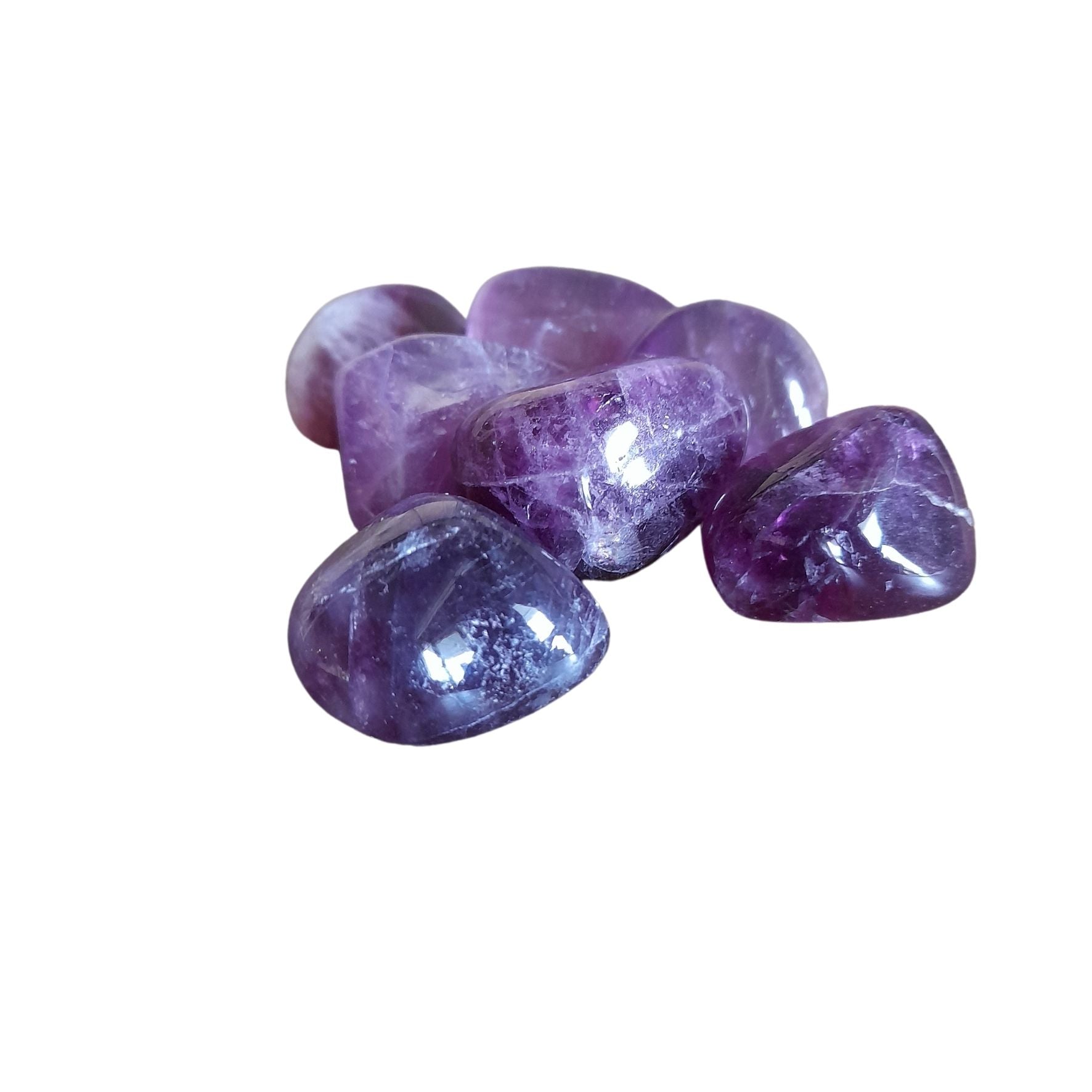 Fluorite, Purple ~ Tumbled stone