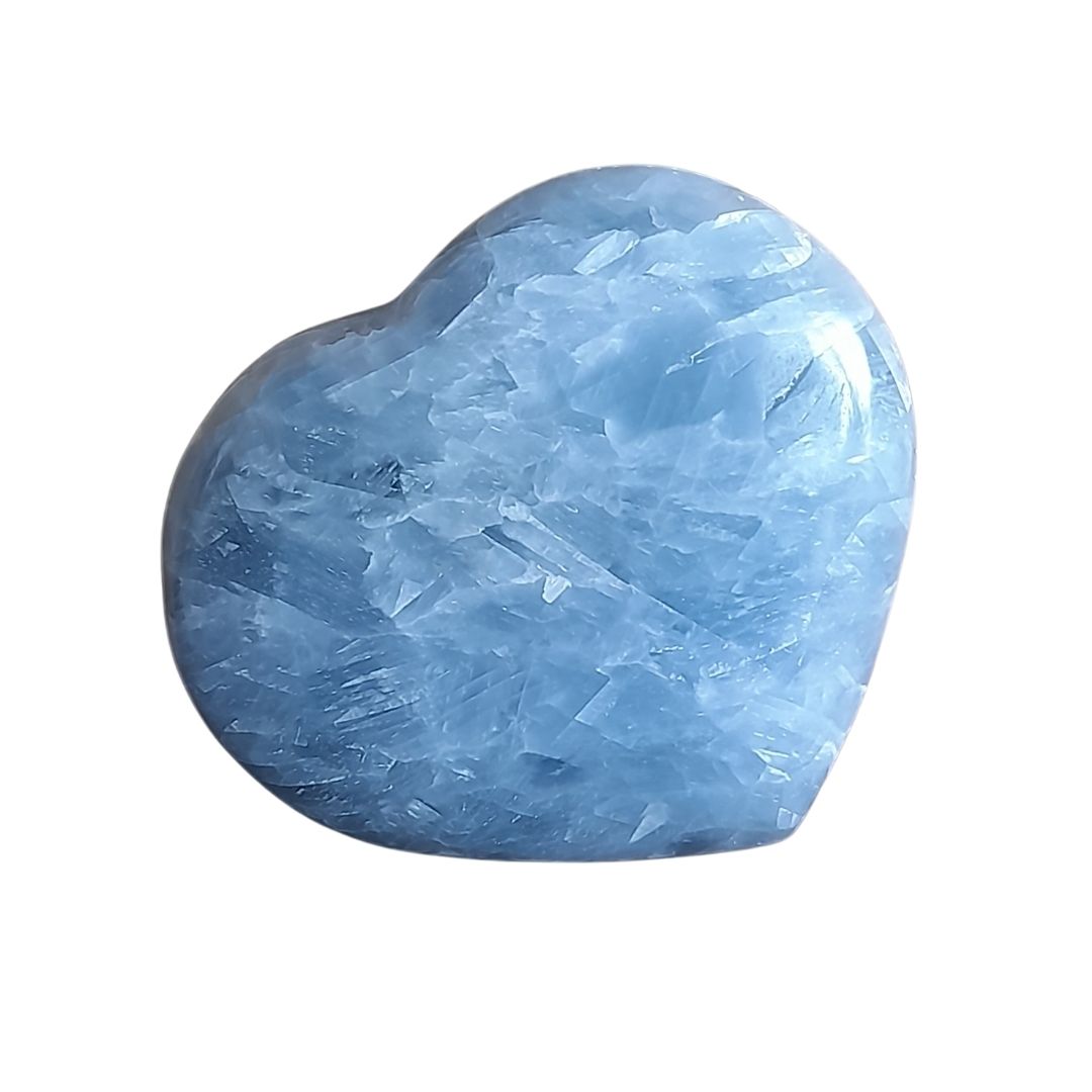 Blue Calcite ~ Heart
