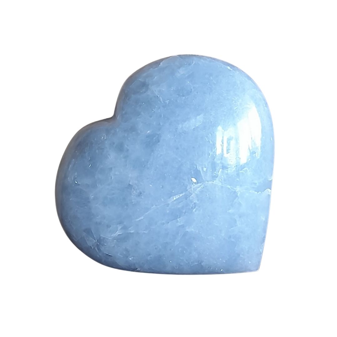 Blue Calcite ~ Heart