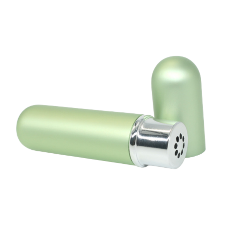 Aromatherapy Empty Inhaler Refillable Aluminum & Glass