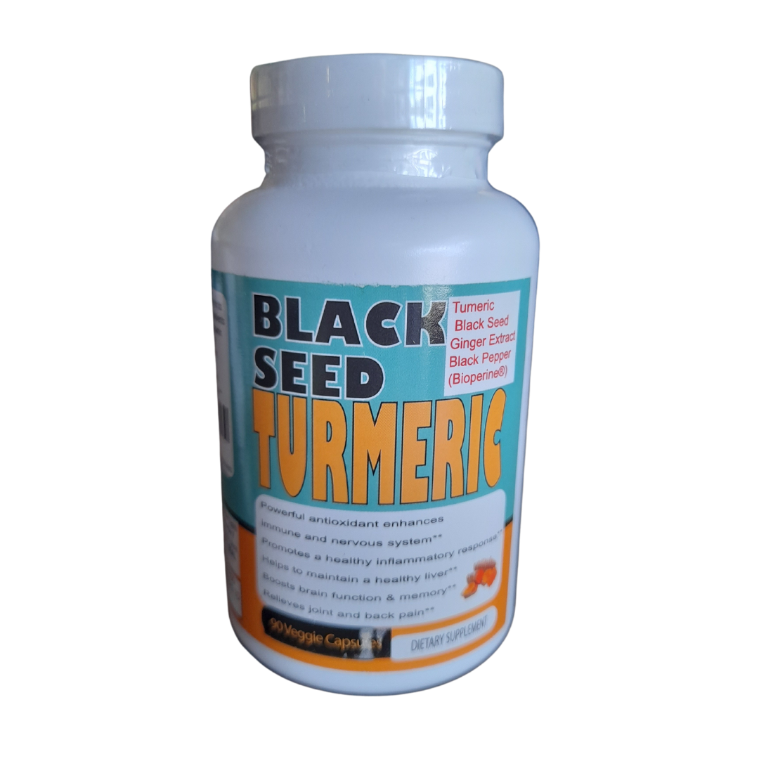 Sweet Sunnah Black Seed  with Turmeric 90 capsules