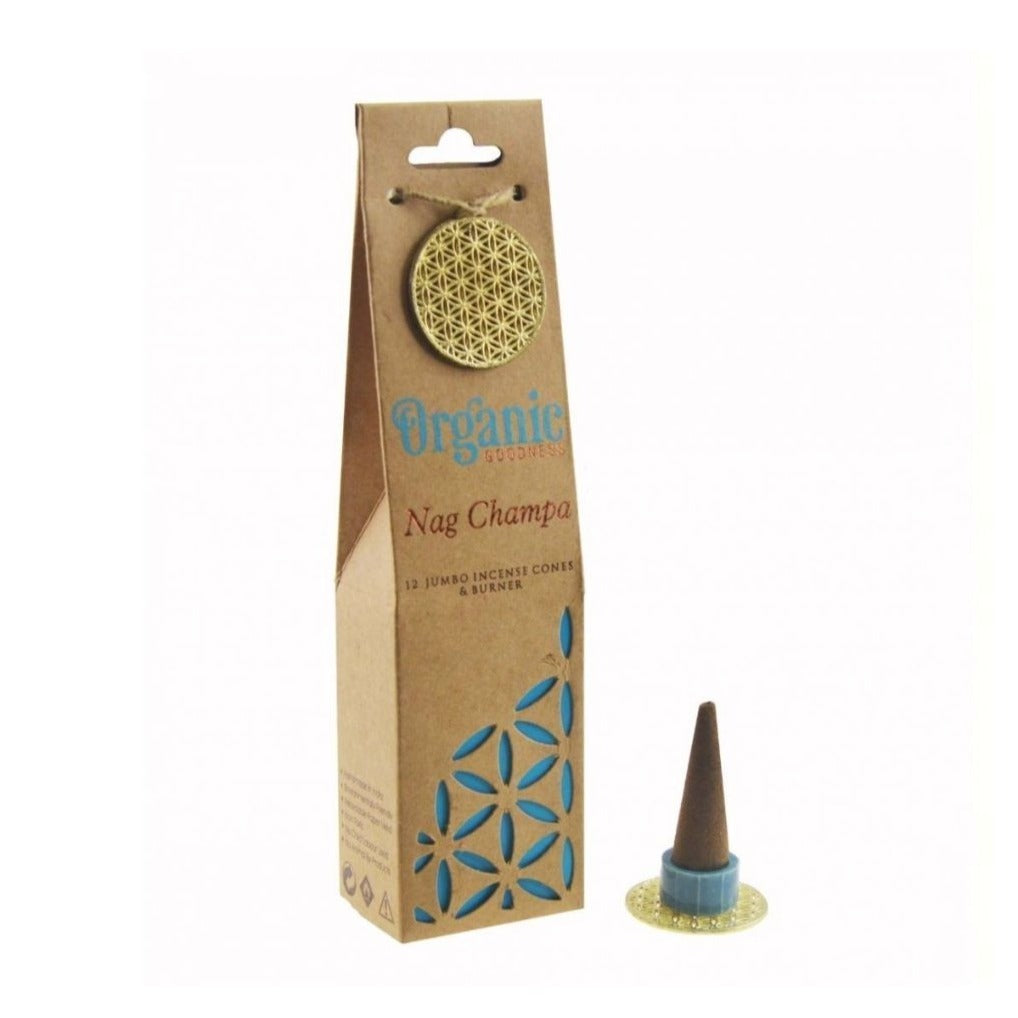 Organic Goodness Nag Champa Incense Cones
