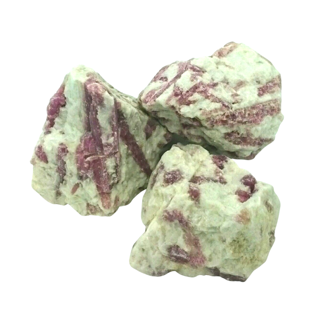 Pink Tourmaline in quartz ~ Raw chunks