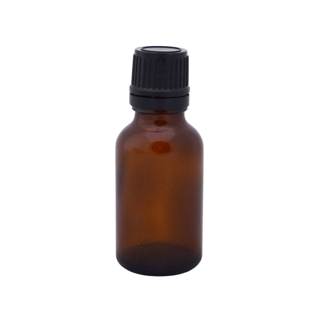 Empty Glass Essential Oil Bottle with Dripolator ~ 18mm neck