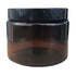 Glass Jar with Lid 500g amber