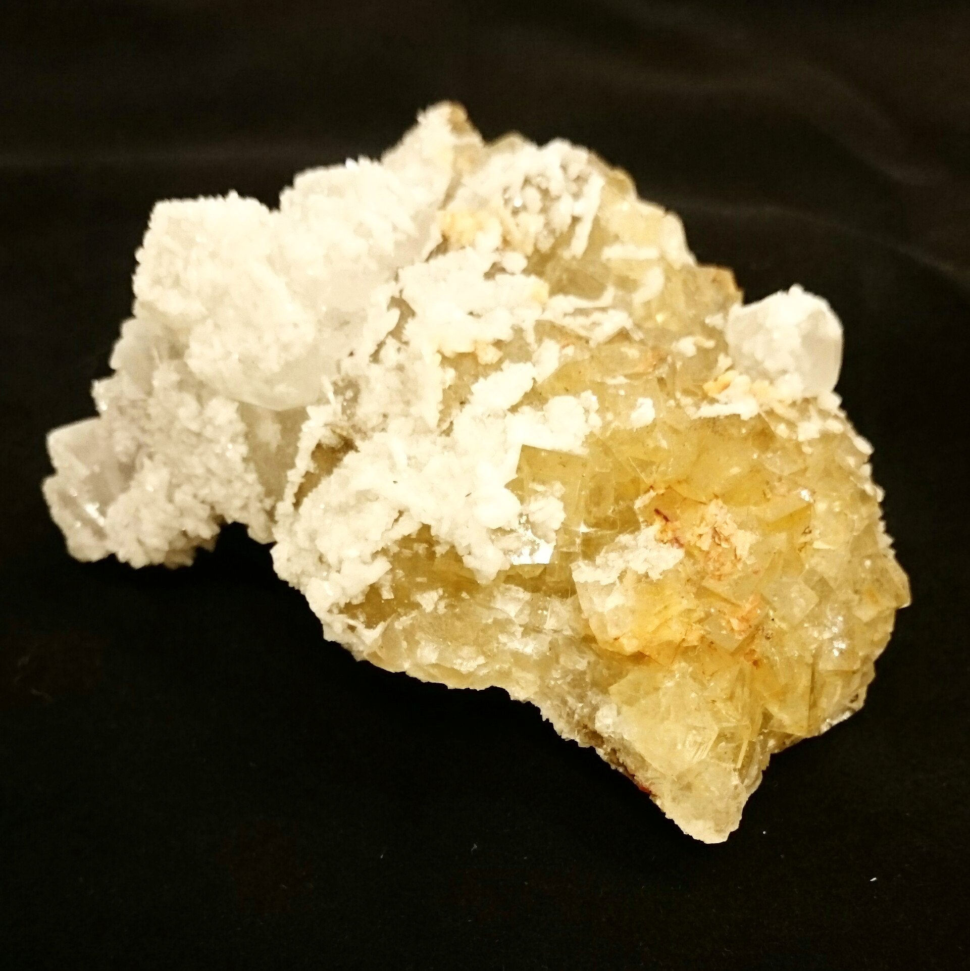 Fluorite with dolomite ~ Cluster (each)