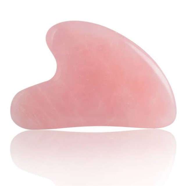 Rose Quartz Facial Massage Crystal (aka Guasha board)