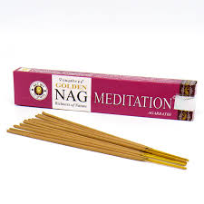 Golden Nag Meditation Incense sticks 15g