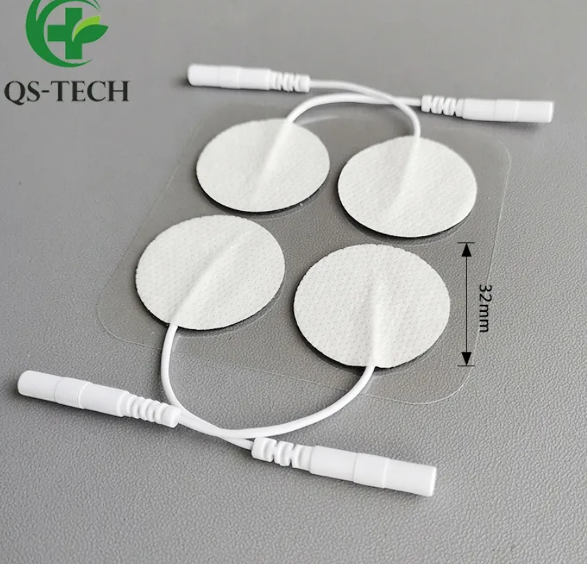 Wired Self-Adhesive Electrodes Replacement Pads TENS Electrode Pads